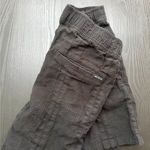 Hollister Charcoal Textured Shorts